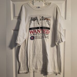 Vintage Sunmoon Ohiopyle State Park T-shirt Mosquito Bloodsucking Crimes Wanted